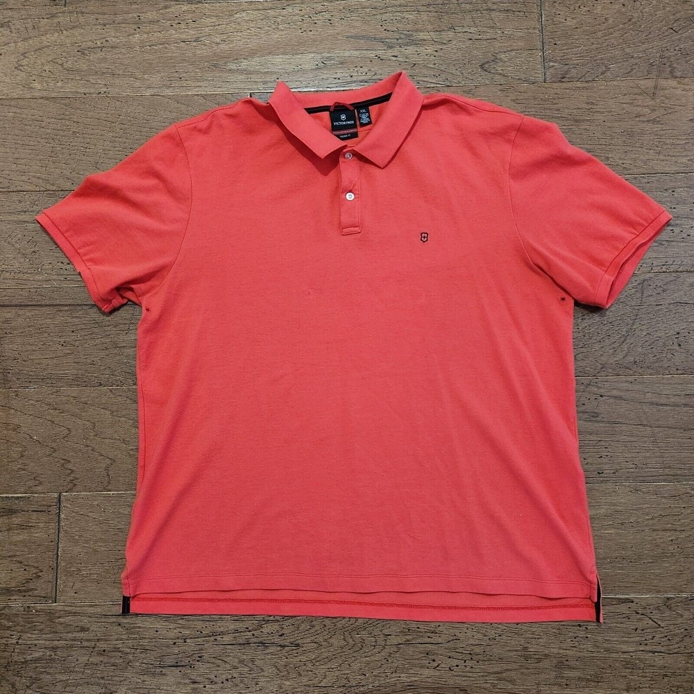 Victorinox Mens Polo Shirt Size XXL Short Sleeve Tailored Fit 2XL